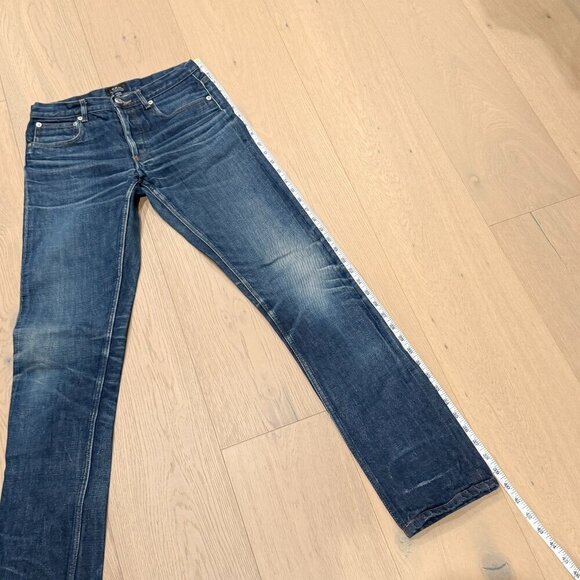 APC SLIM FIT MEDIUM WAIST MEN'S JEANS SIZE 27 - Picture 6 of 16